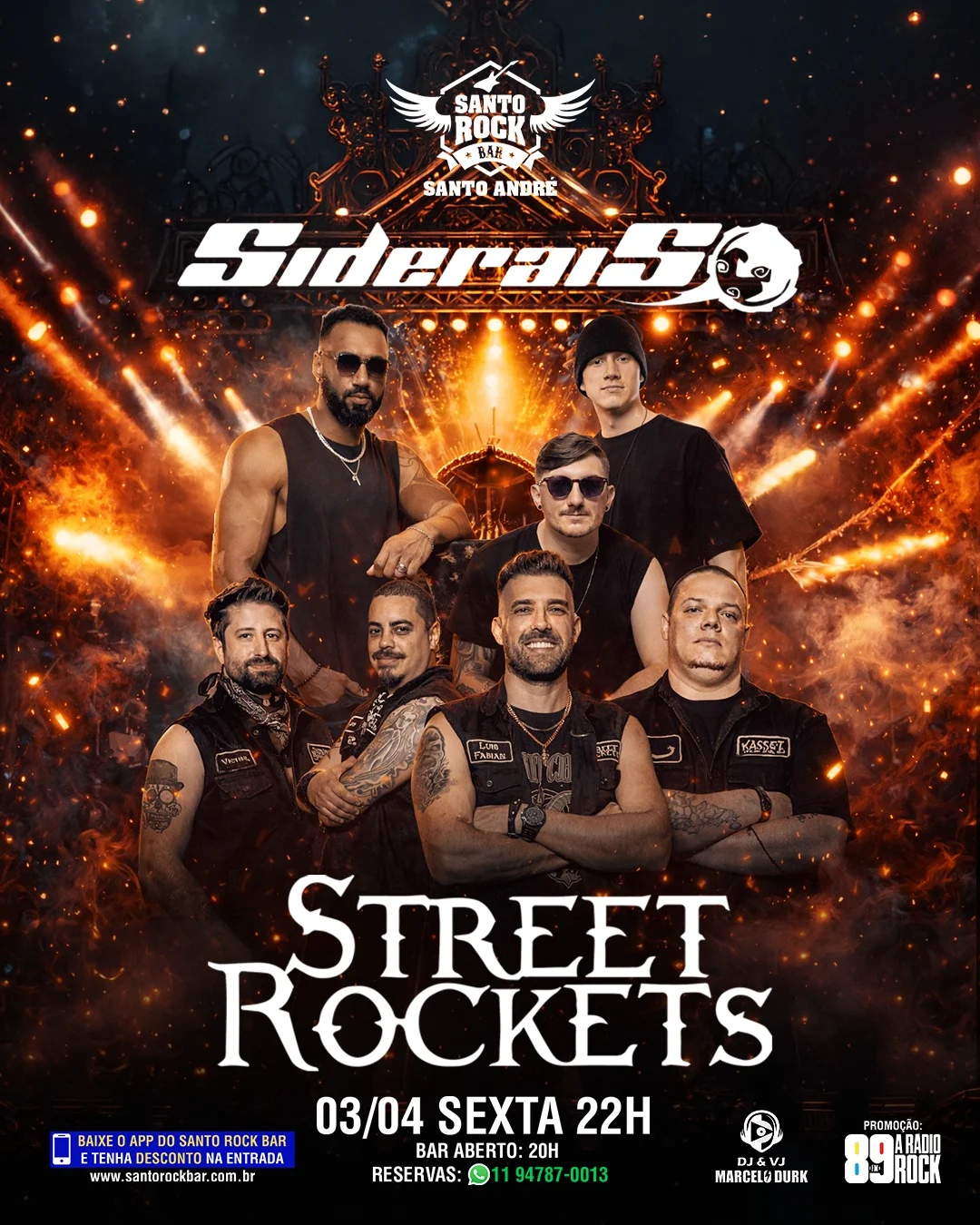 SIDERAIS E STREET ROCKETS