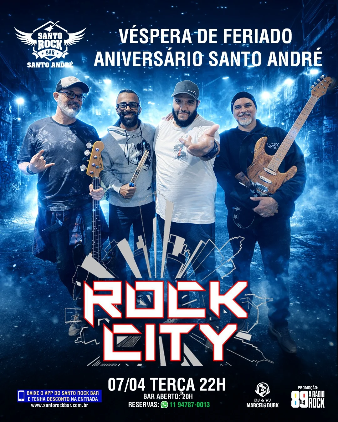 BANDA ROCK CITY (Vesp.Feriado)