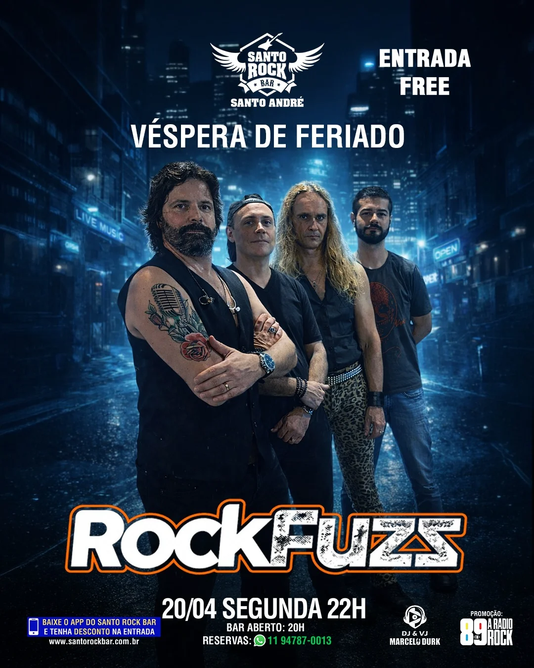 BANDA ROCK FUZZ (Vesp.Feriado)